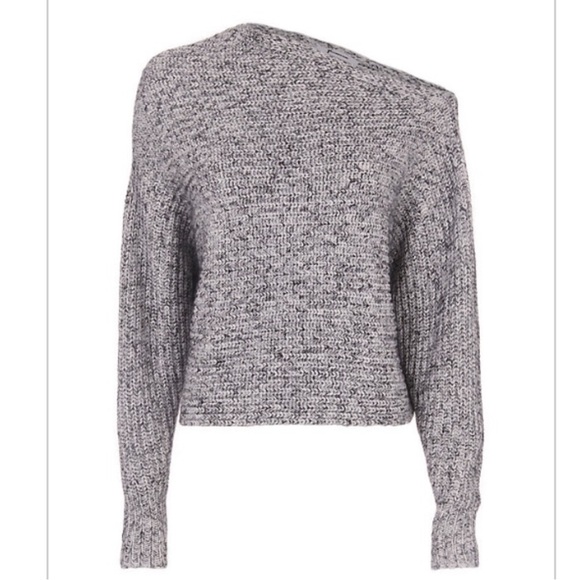 Alexander Wang Sweaters - Alexander Wang One Shoulder Cropped Sweater size S